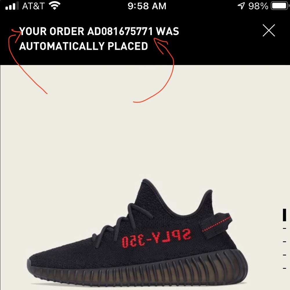 Adidas Yeezy Boost Bred